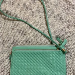 Teal Clutch/Satchel